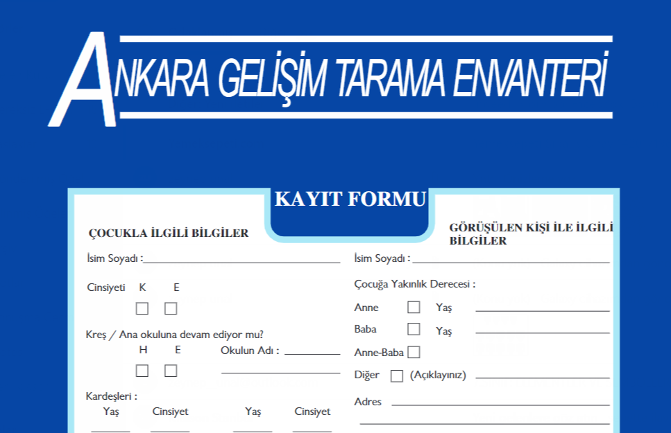 Ankara Gelişim Tarama Envanteri (AGTE)
